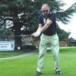 Rotary President Scott tees off